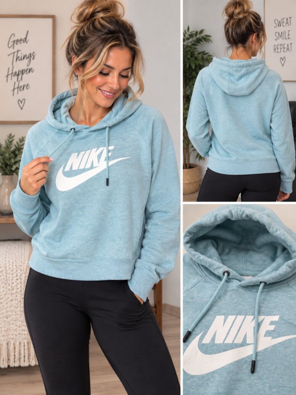 Nike Light Blue Hoodie